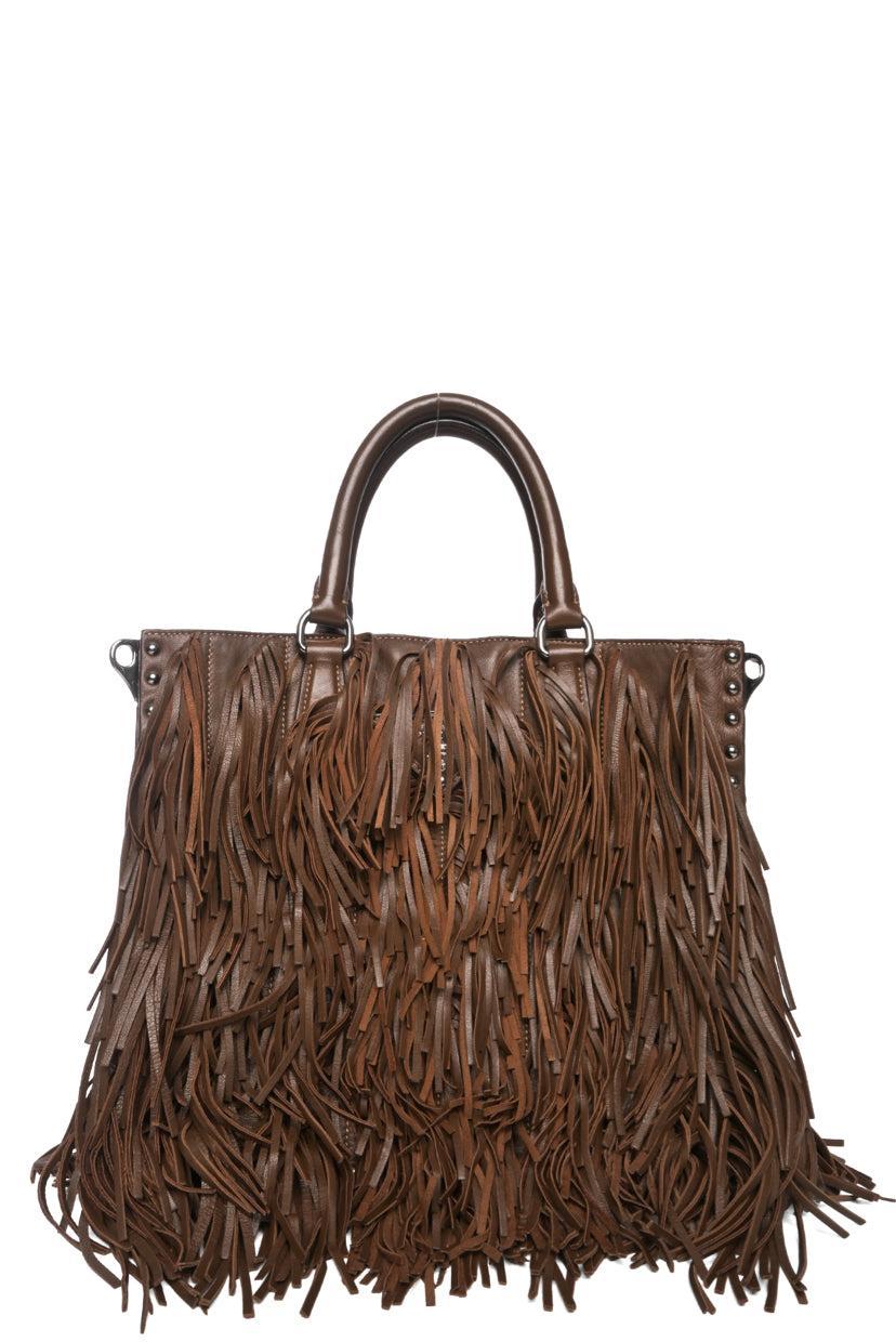 Prada Nappa Fringe Tote
