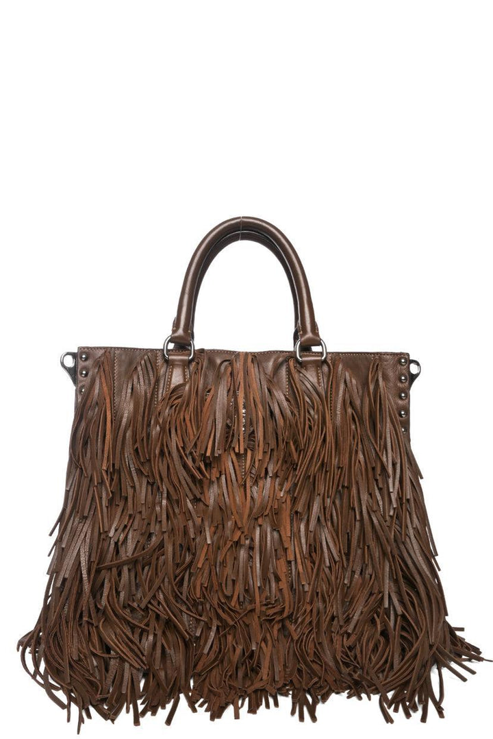 Prada Nappa Fringe Tote