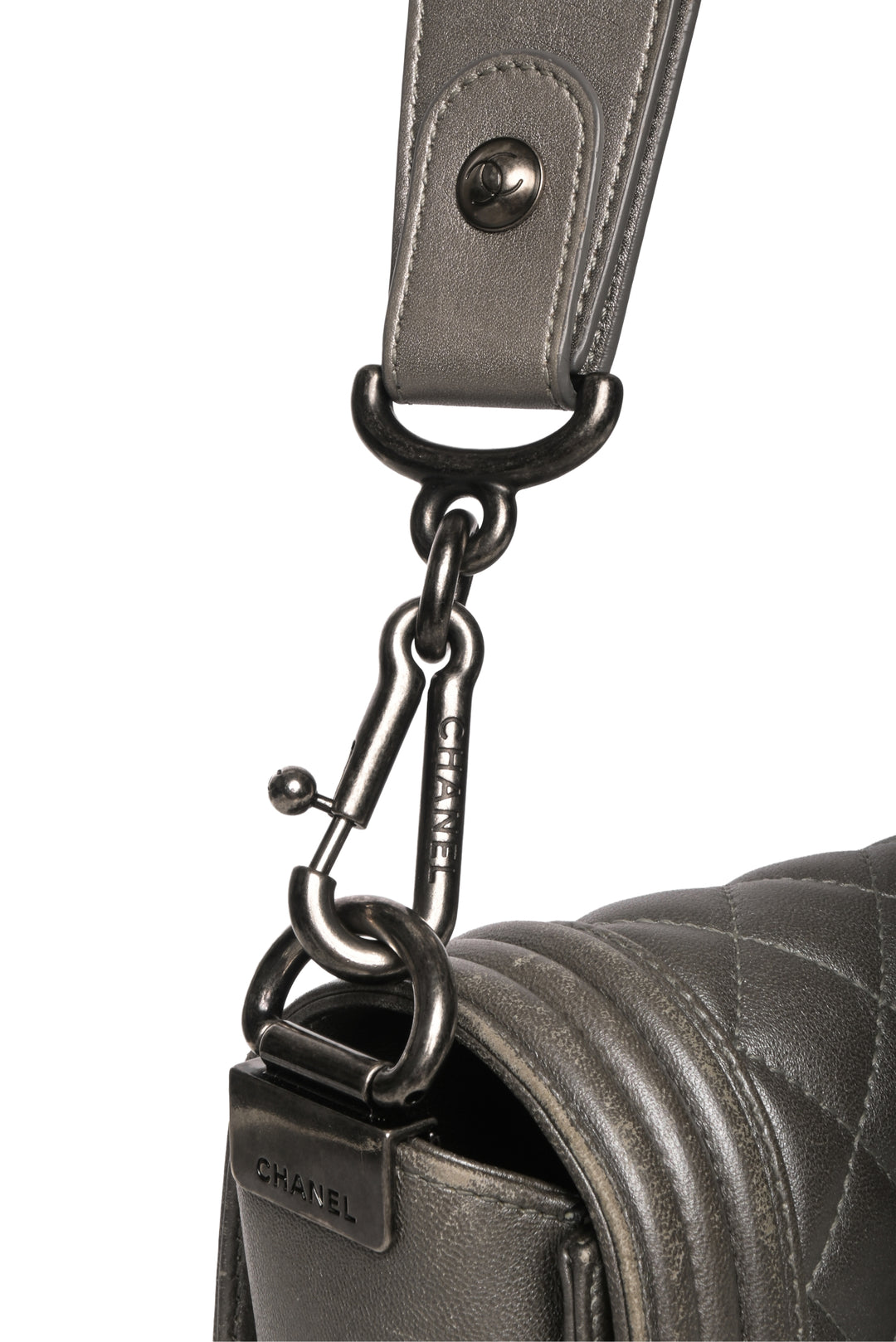 Chanel 2011 Medium Quilted Leather Boy Bag