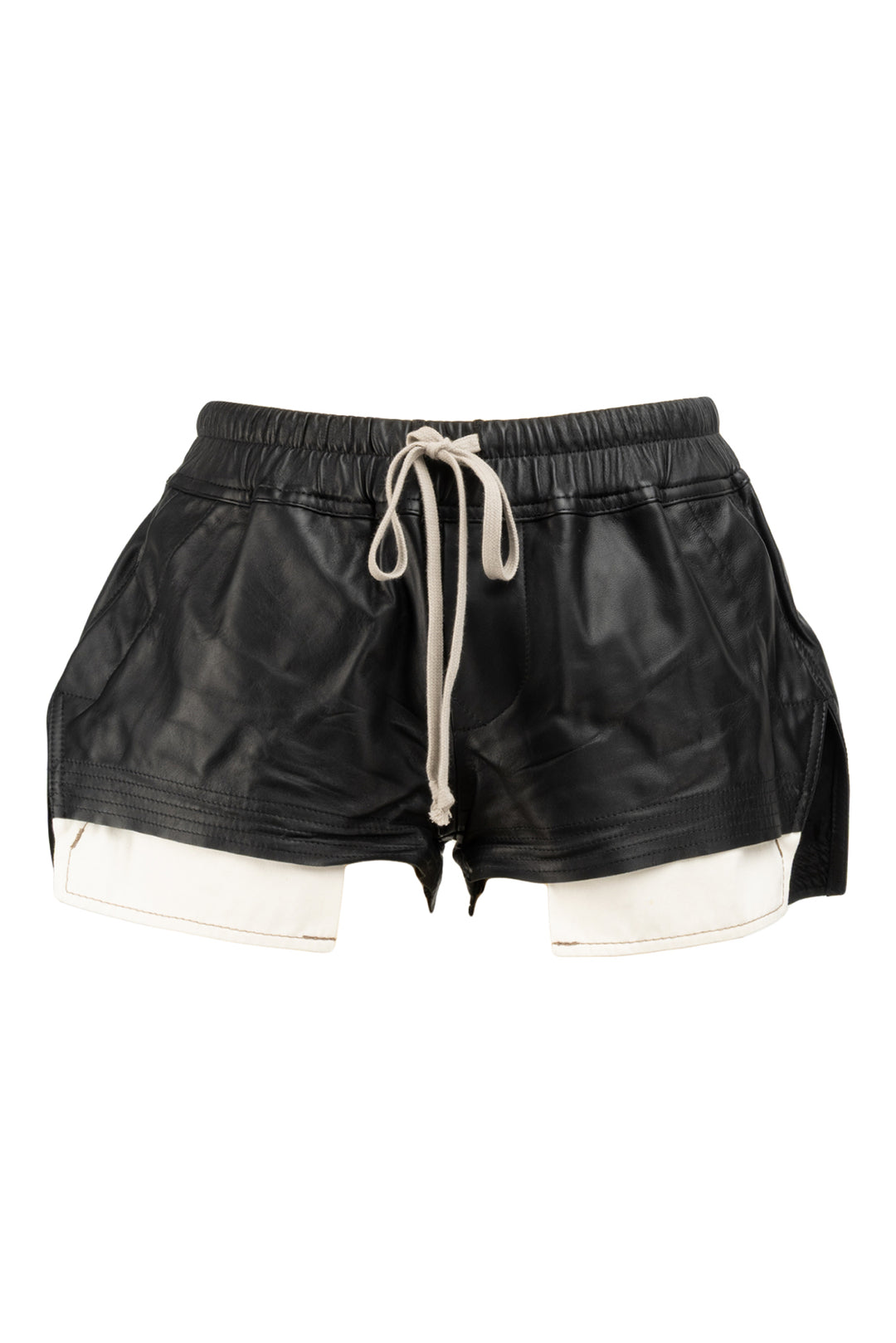Rick Owens Size 4 2024 Lido Fog Leather Boxer Shorts