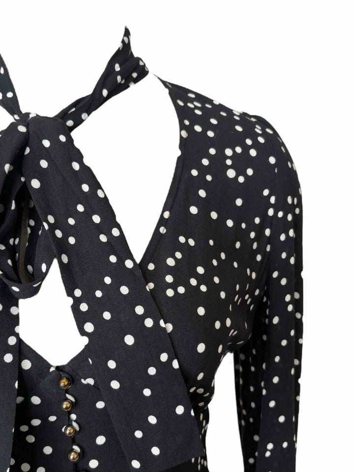 Zimmermann Dot Pussy Bow Size 1 Top