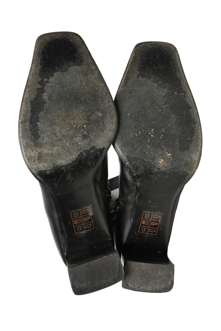 Alexander Wang Size 36.5 Aldrich Leather Tigh-High Boots