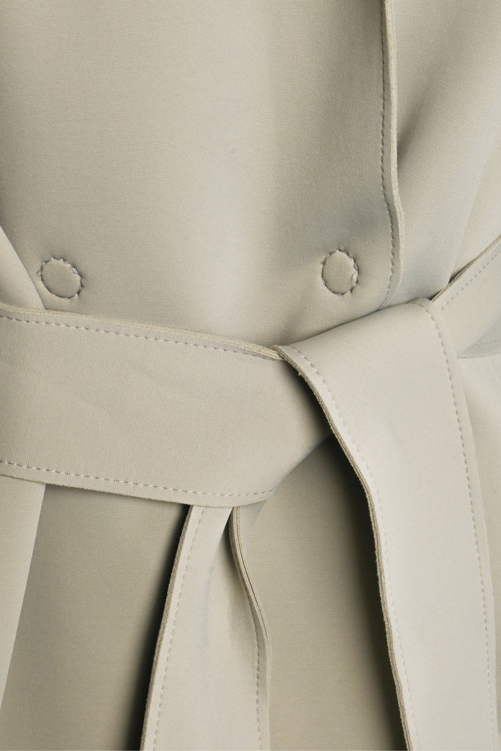 Harris Wharf London Size 44 Mid Length Trench Coat