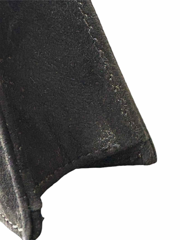 Valentino Suede Crystal Butterfly Clasp Clutch