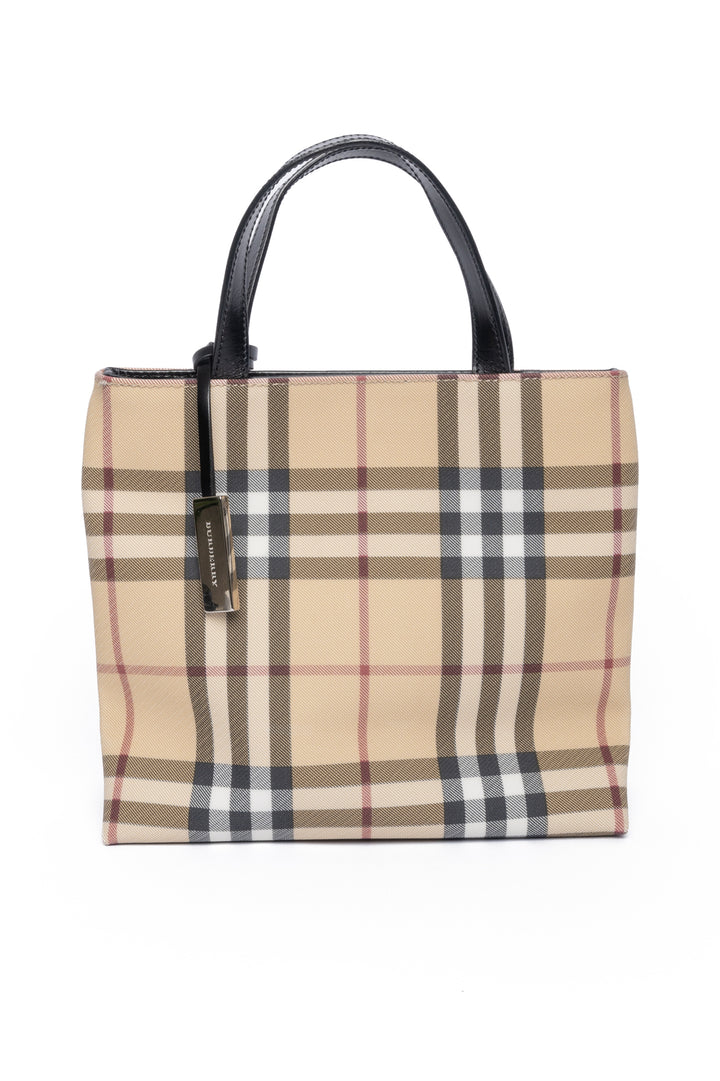 Burberry Mini Check Tote