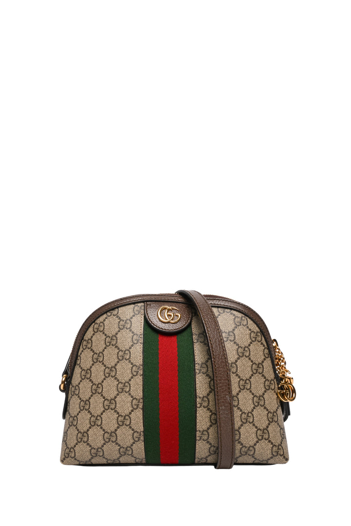 Gucci Small GG Supreme Ophidia Dome Small Crossbody