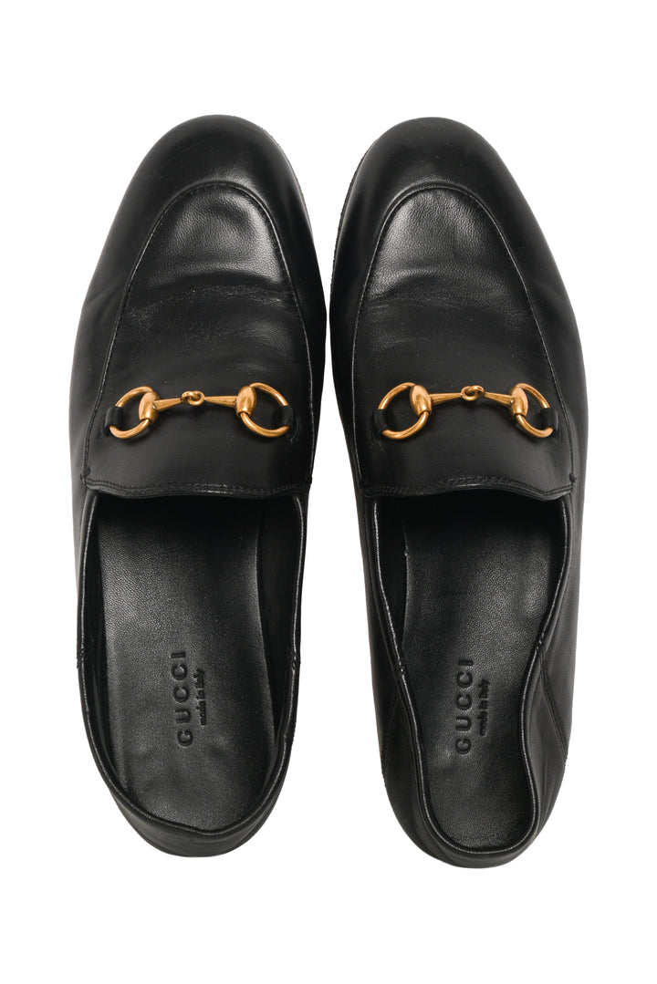 Gucci Size 36 Jordaan Horsebit Leather Loafers