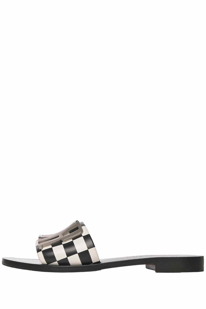 Dior Size 37 Dio(r)evolution Leather Slide Sandals