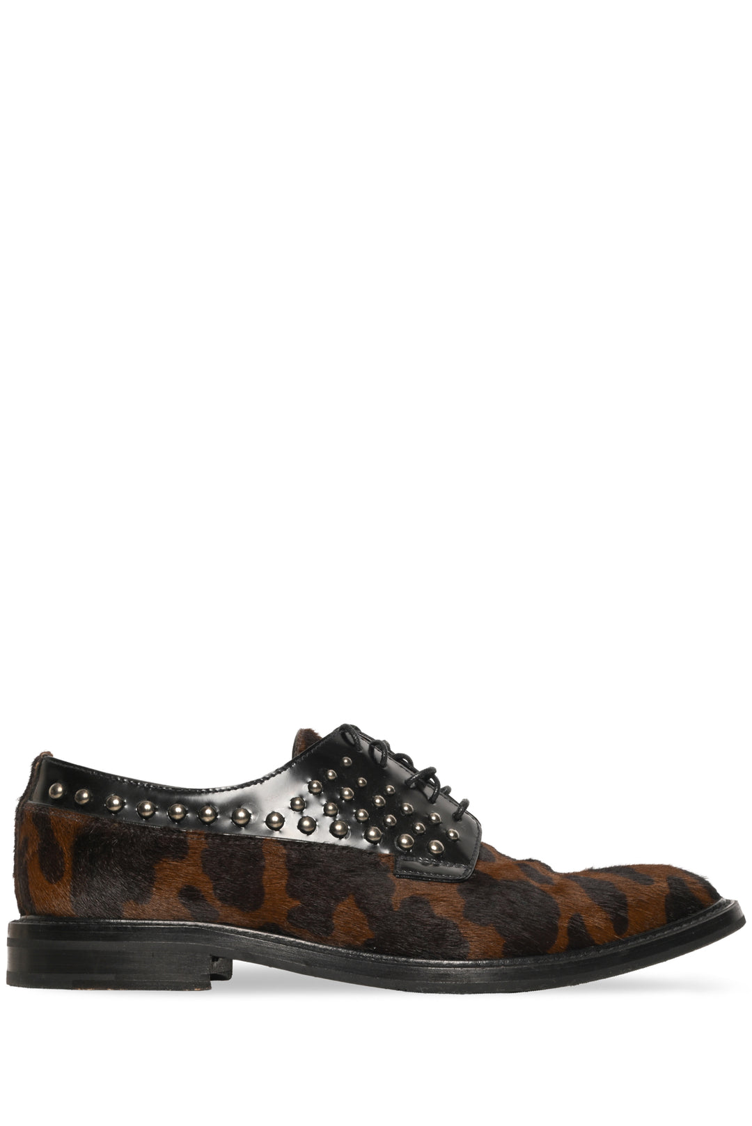 Church's Size 7 Leopard Studded Derby Loafers