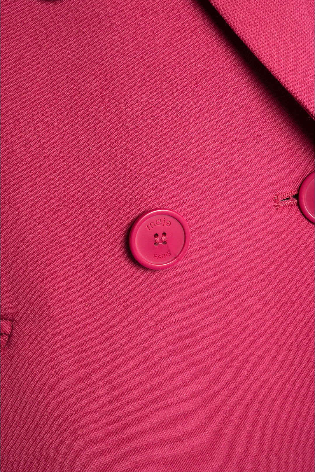 maje Size 40 Double Breasted Blazer