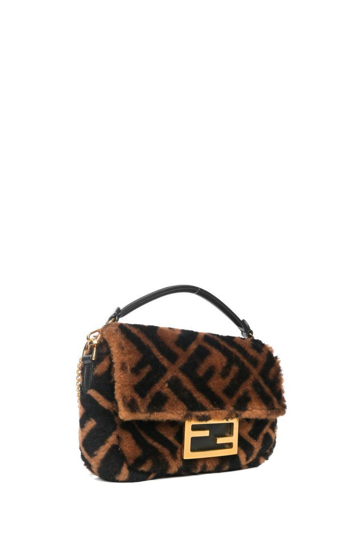 Fendi Zucca FF Mini Baguette Bag