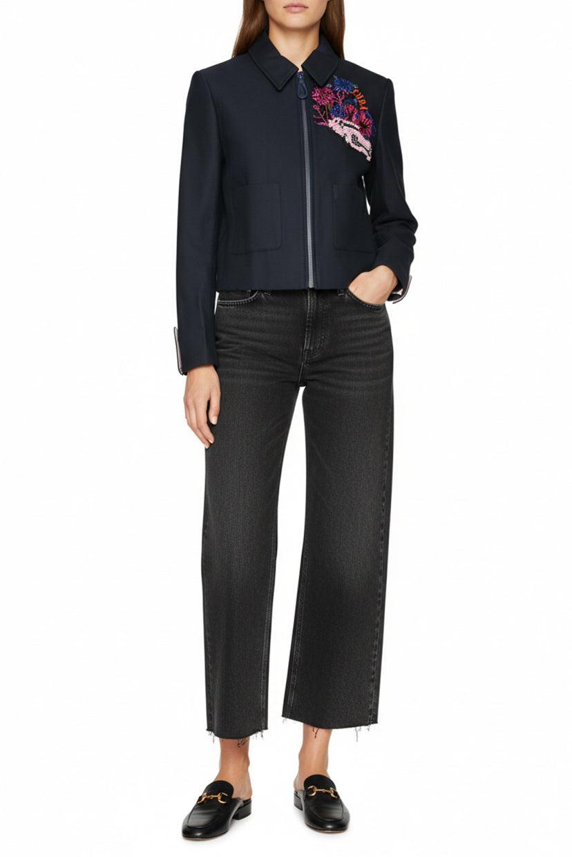 Sandro Size 36 Loria Embellished Jacket