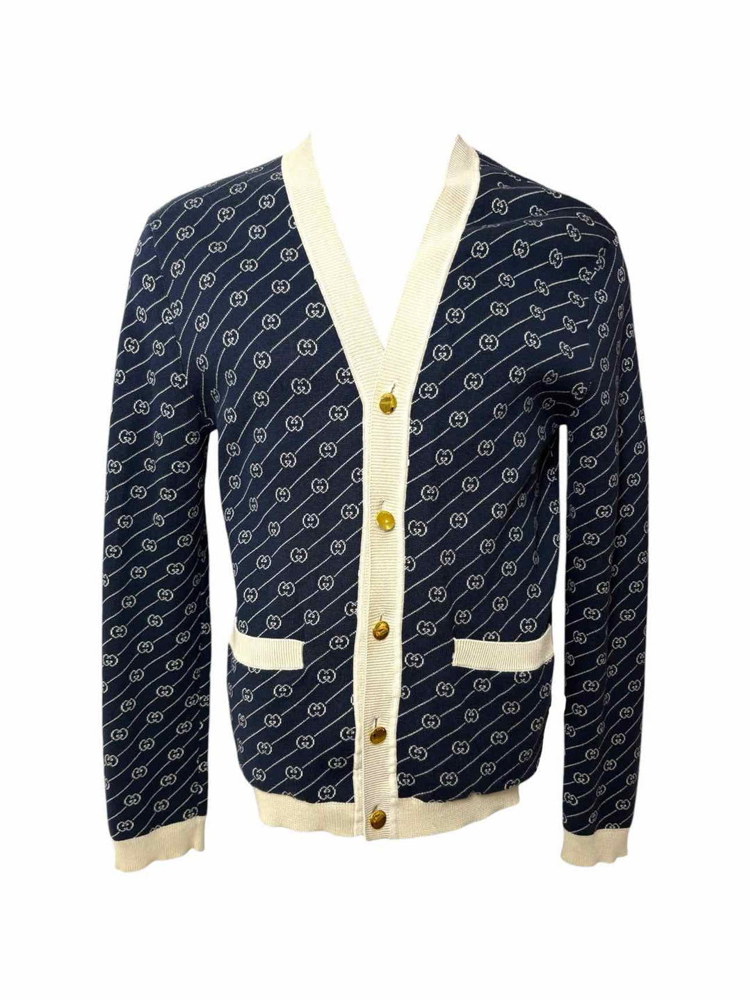 Gucci Size XS Men's GG  Jacquard Cardigan