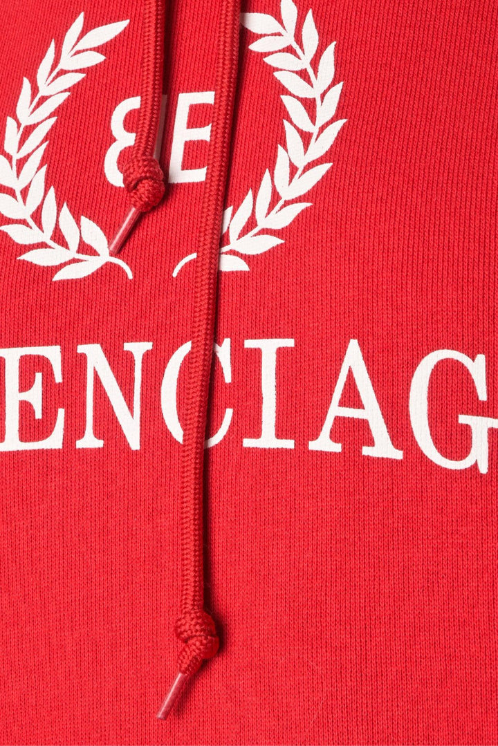 Balenciaga Size S 2018 BB Wreath Logo Hoodie