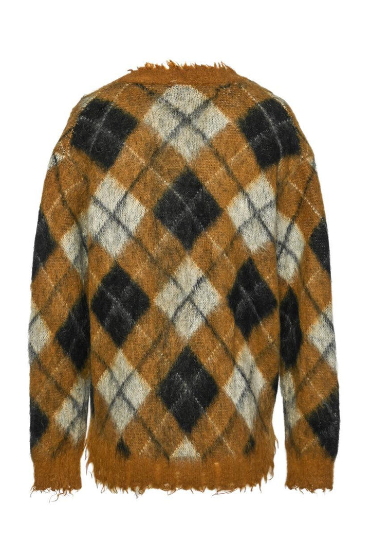 R13 Size XS Fluffy Plaid Cardigan