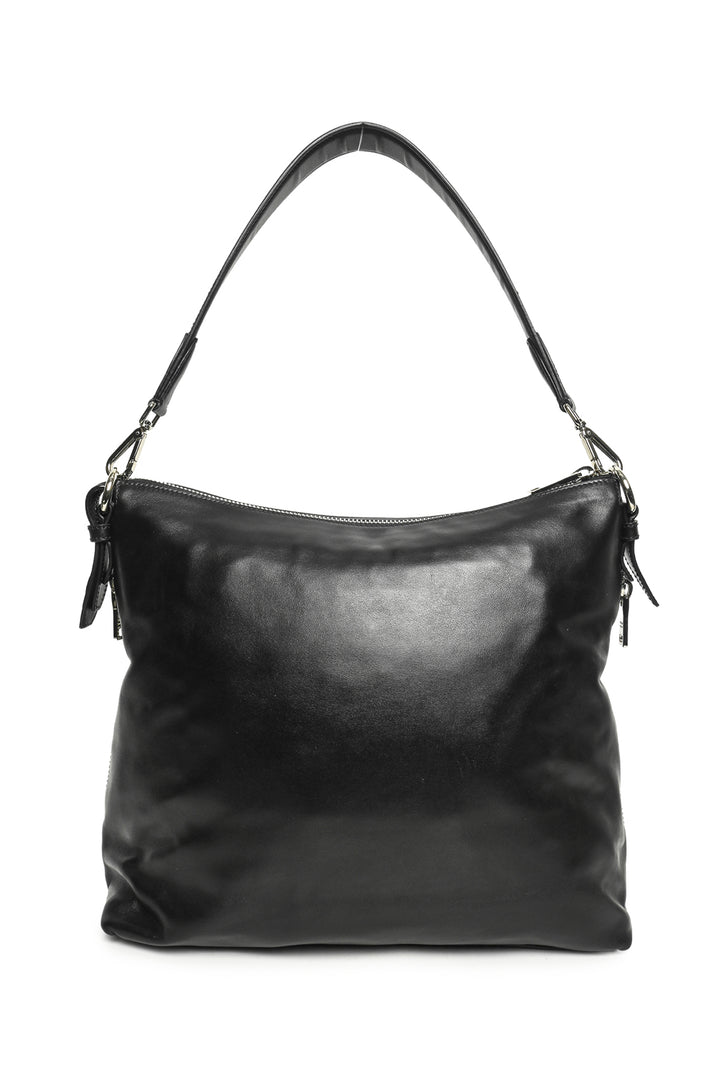 Prada Soft Leather Side Zip Tote