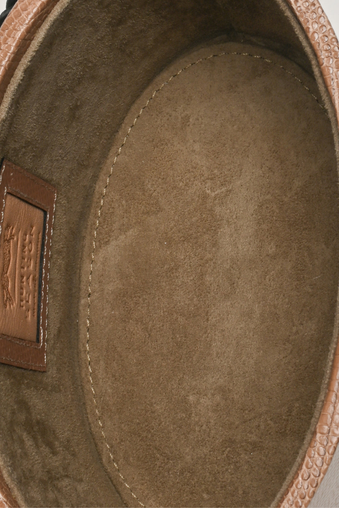 Hunting Season Lizard Leather Trunk Bag