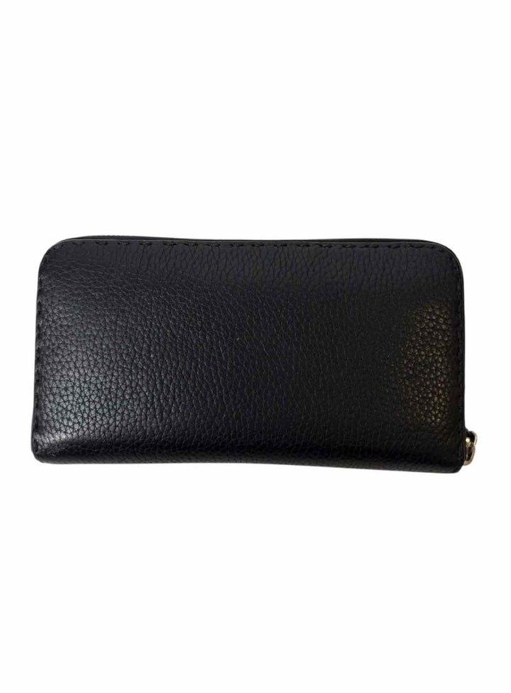 Fendi Pebbled Leather Zip Around Wallet