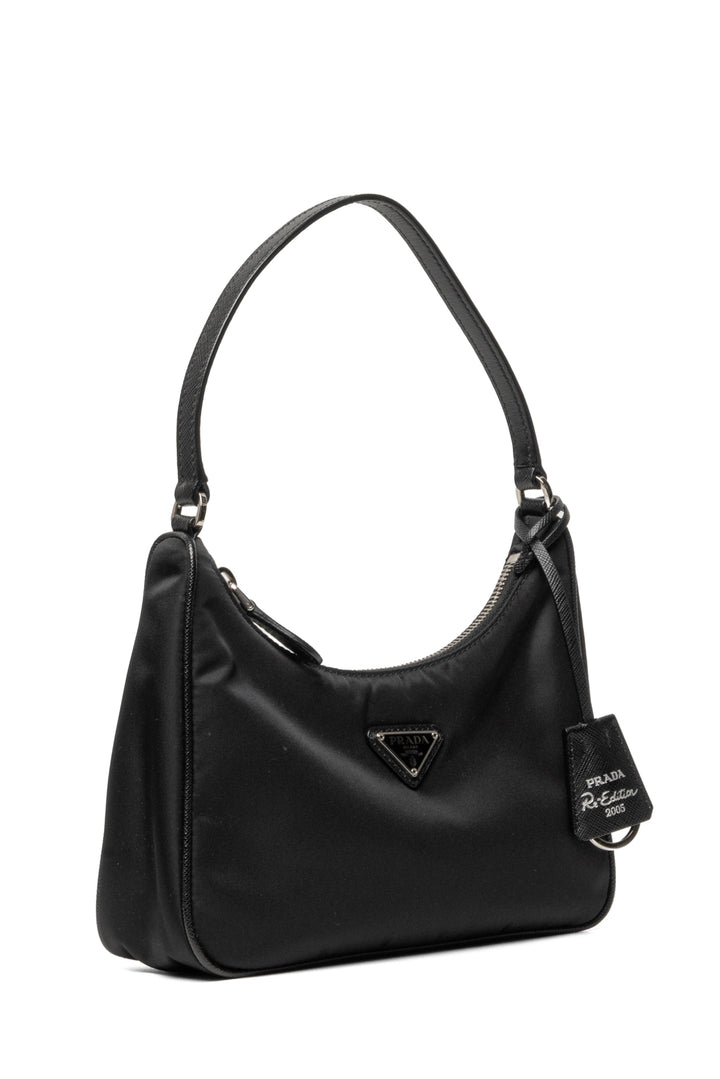 Prada Prada Re-Edition 2005 Re-Nylon & Saffiano Leather Mini Shoulder Bag