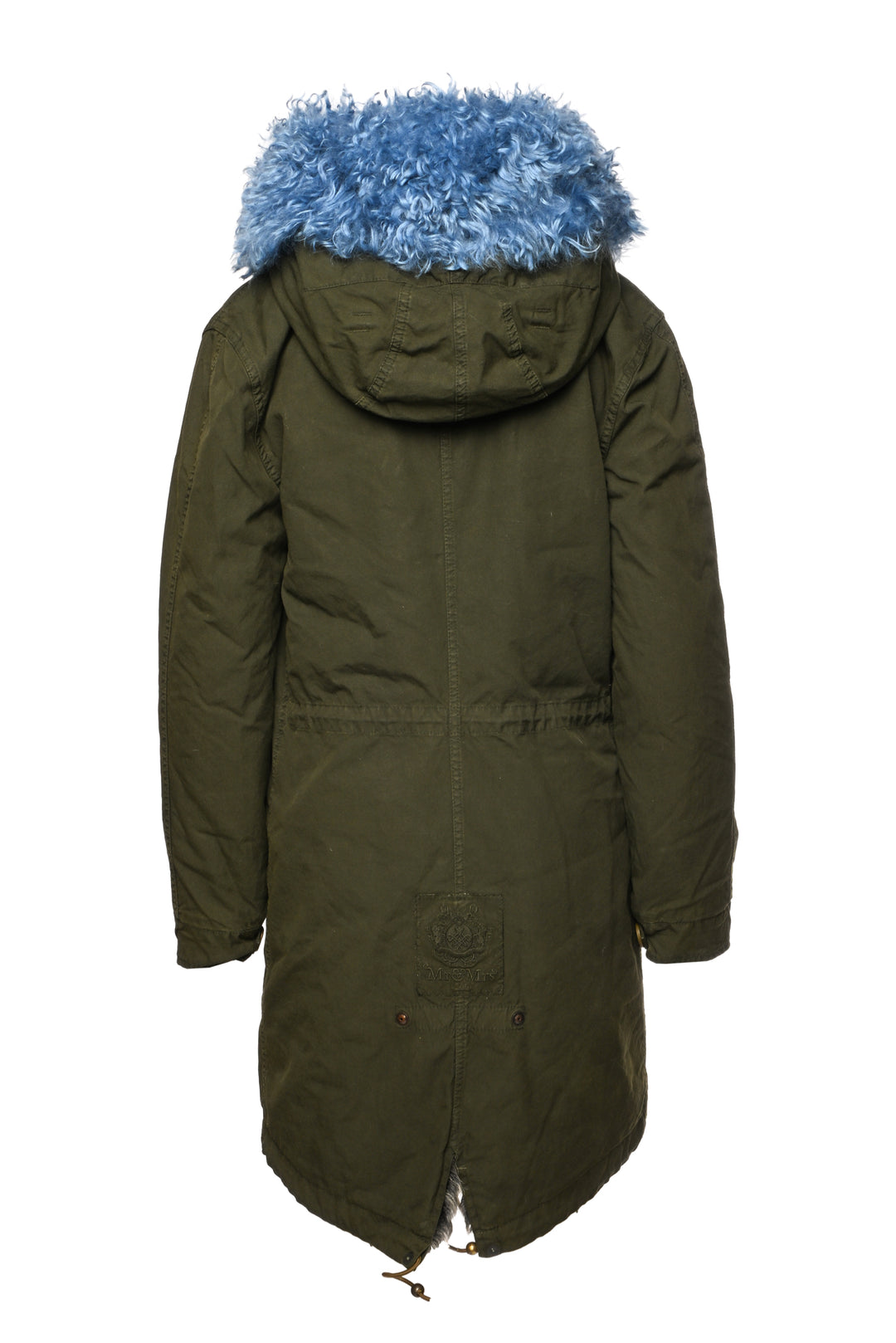 Mr & Mrs Italy Size XS Lamb Fur Lined Long Parka