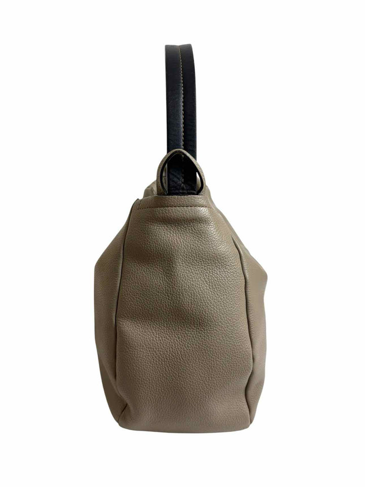 La Canadienne Maisie Taupe Leather  Purse