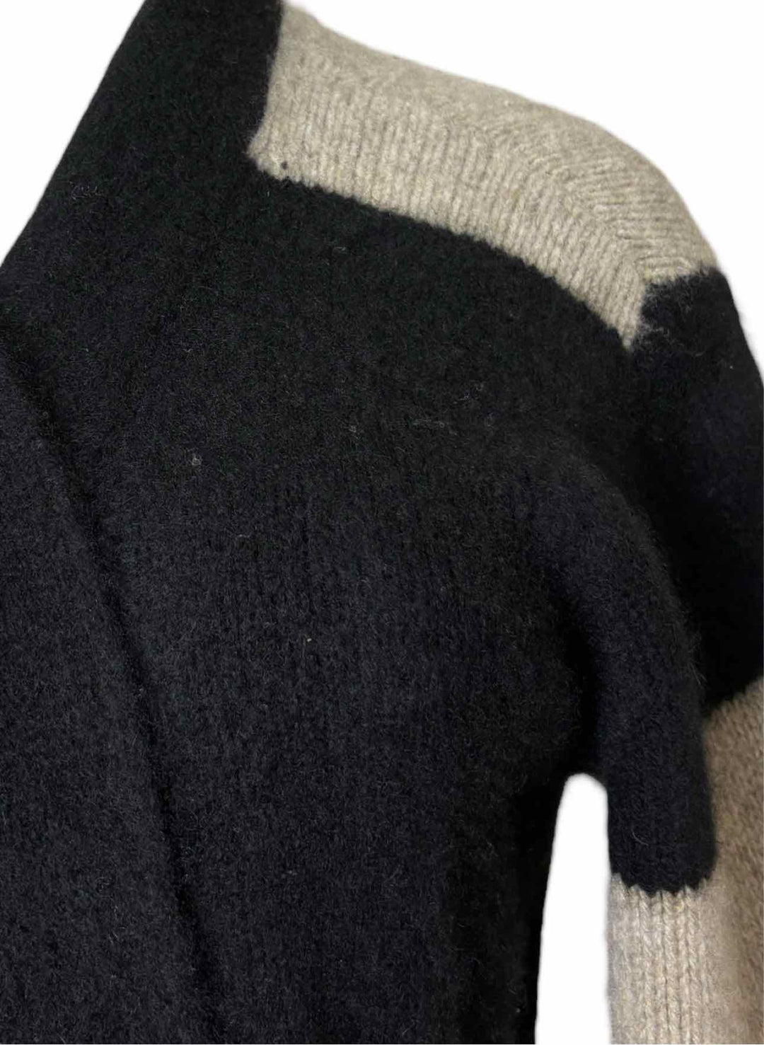 The Elder Statesman Size XS/S Striped Cashmere Belted Cardigan