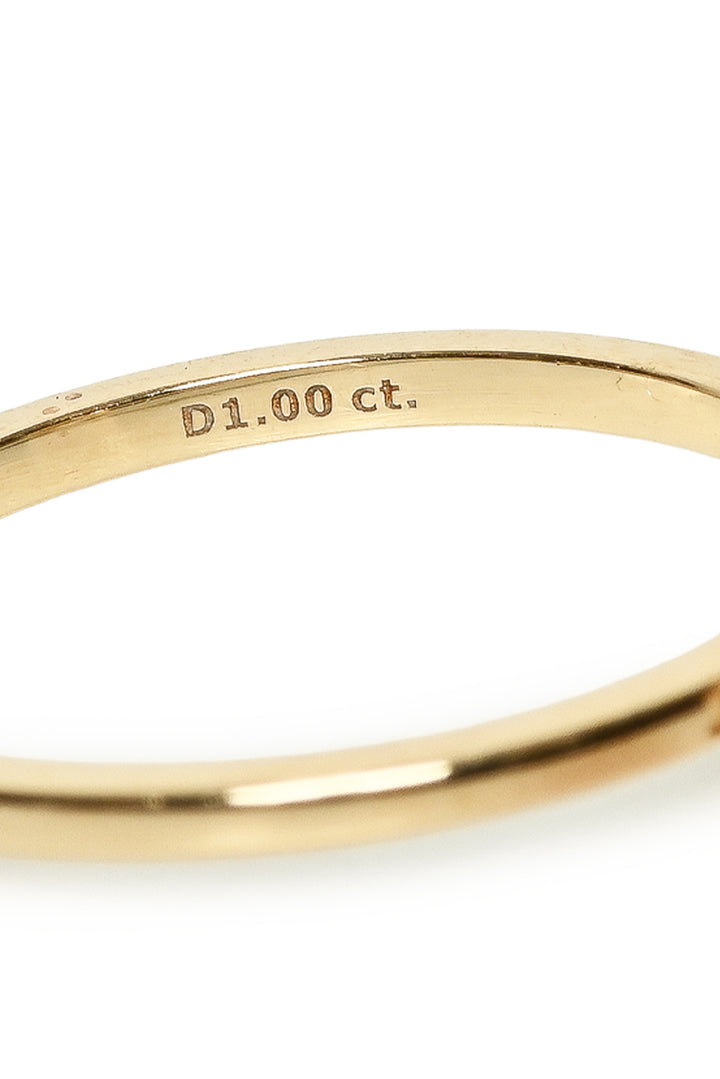 Pandora Size 7 14k Gold 1ct Lab Grown Diamond  Ring