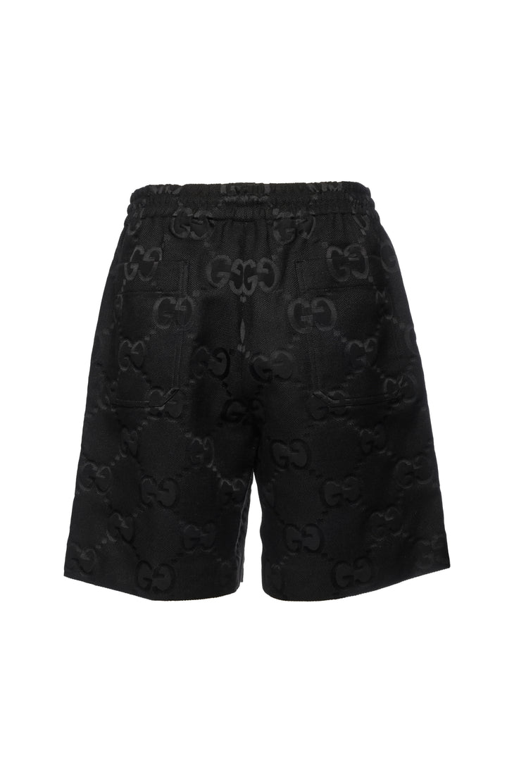 Gucci Size 44 Jumbo GG Monogram Canvas Shorts