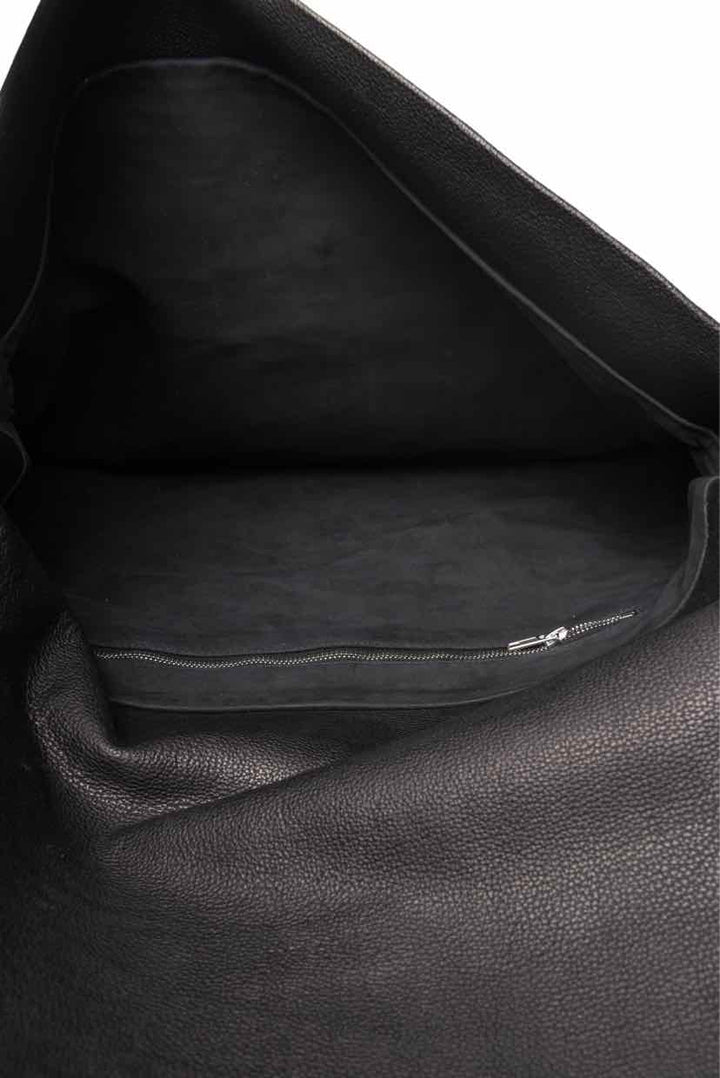 Rick Owens Large Leather Shoulder Bag