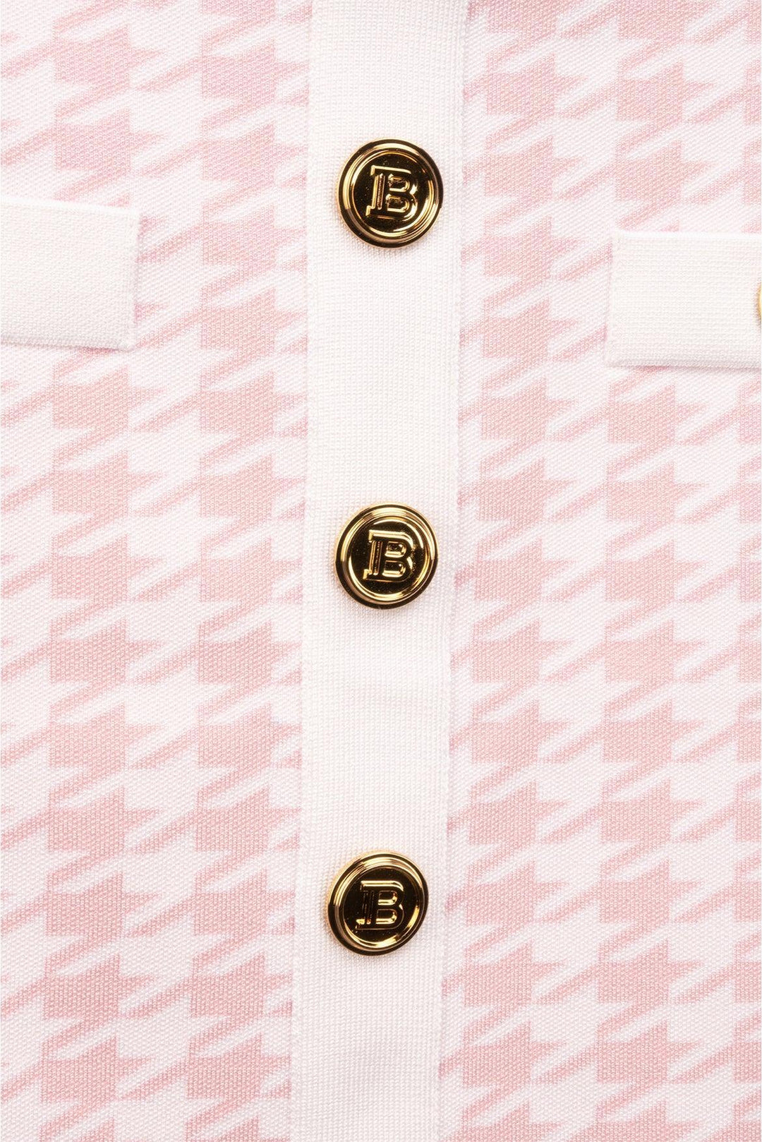 Balmain Size 34 Houndstooth Skirt