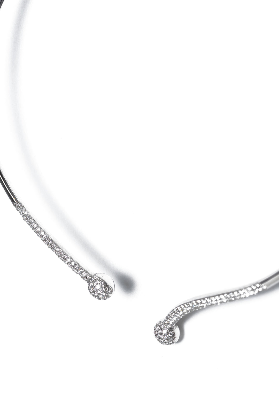 White Gold & Pave Diamond Choker