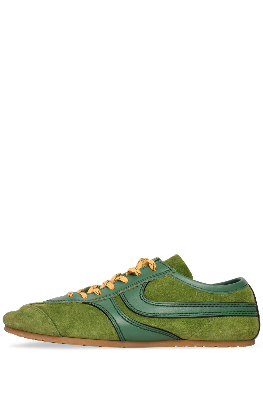 Dries Van Noten Size 37 Colourblock Leather & Suede Sneaker
