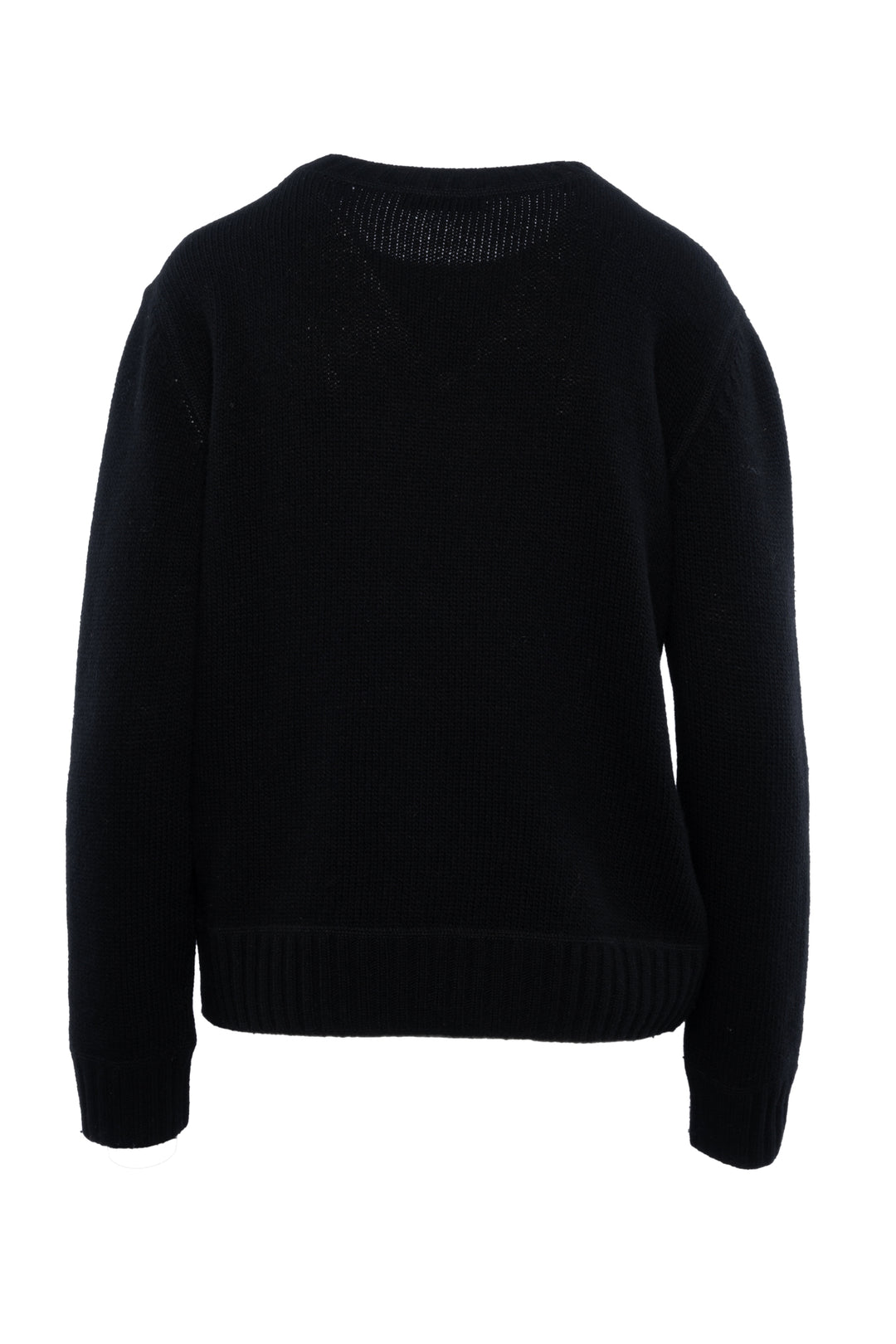 Prada Size 38 2022 Wool & Cashmere Blend Logo Sweater