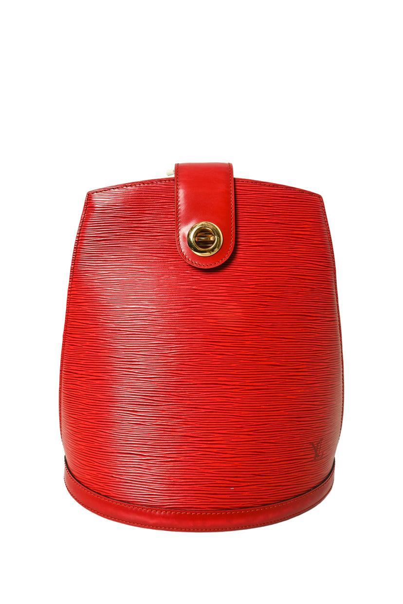 Louis Vuitton Vintage 1994 Epi Leather Cluny Bucket Shoulder Bag