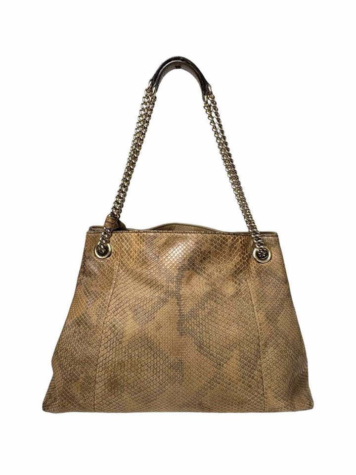 Gucci Python Soho Chain Shoulder Bag Purse