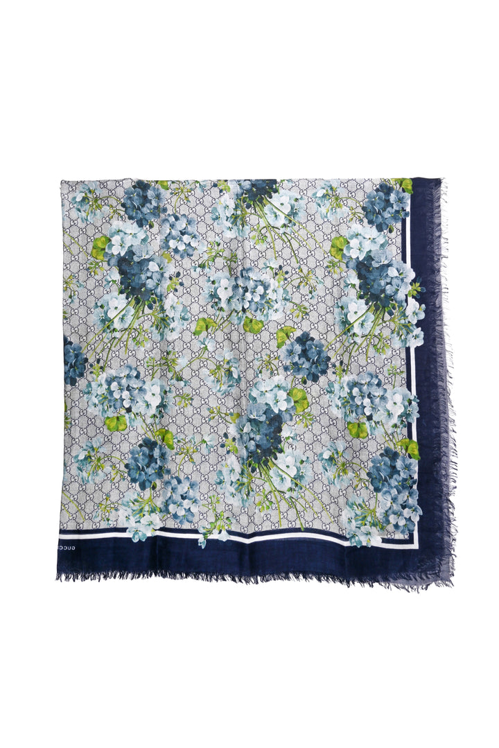 Gucci GG Blooms Shawl Scarf