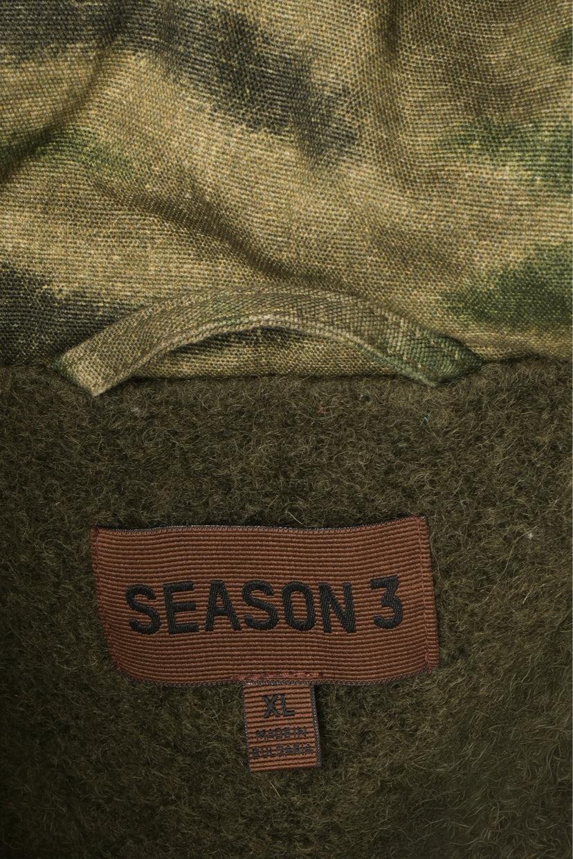 Yeezy Season 3 Size XL Printed Anorak Jacket