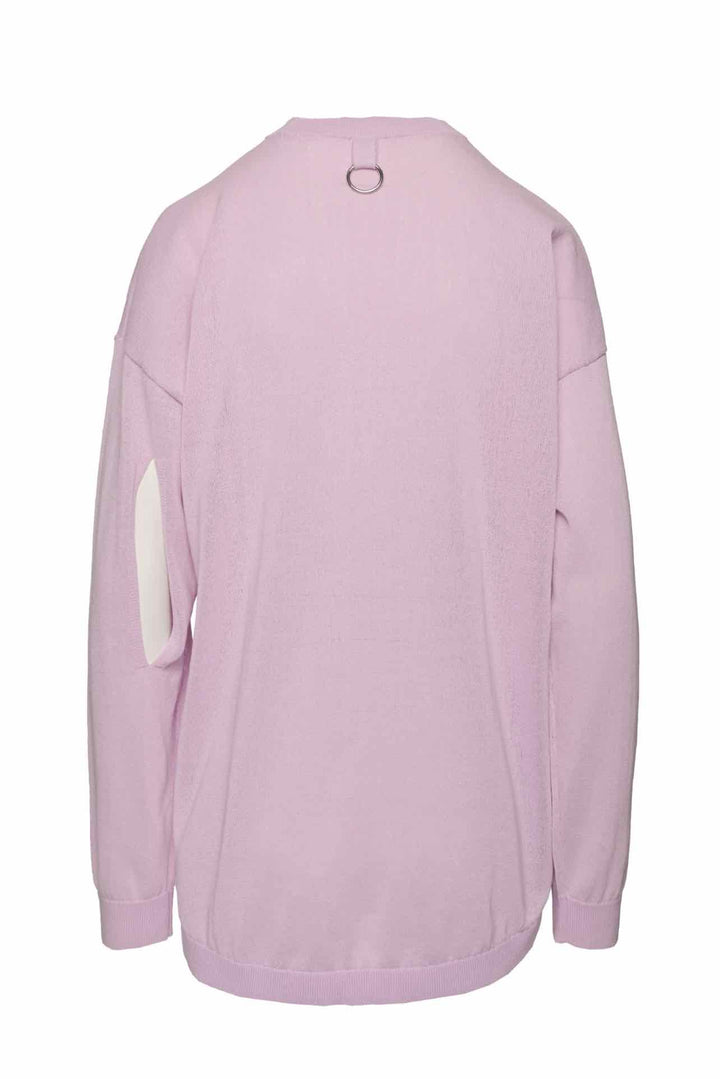 Tibi Size S Crispy Viscose Slit Detail Oversized Pullover Sweater