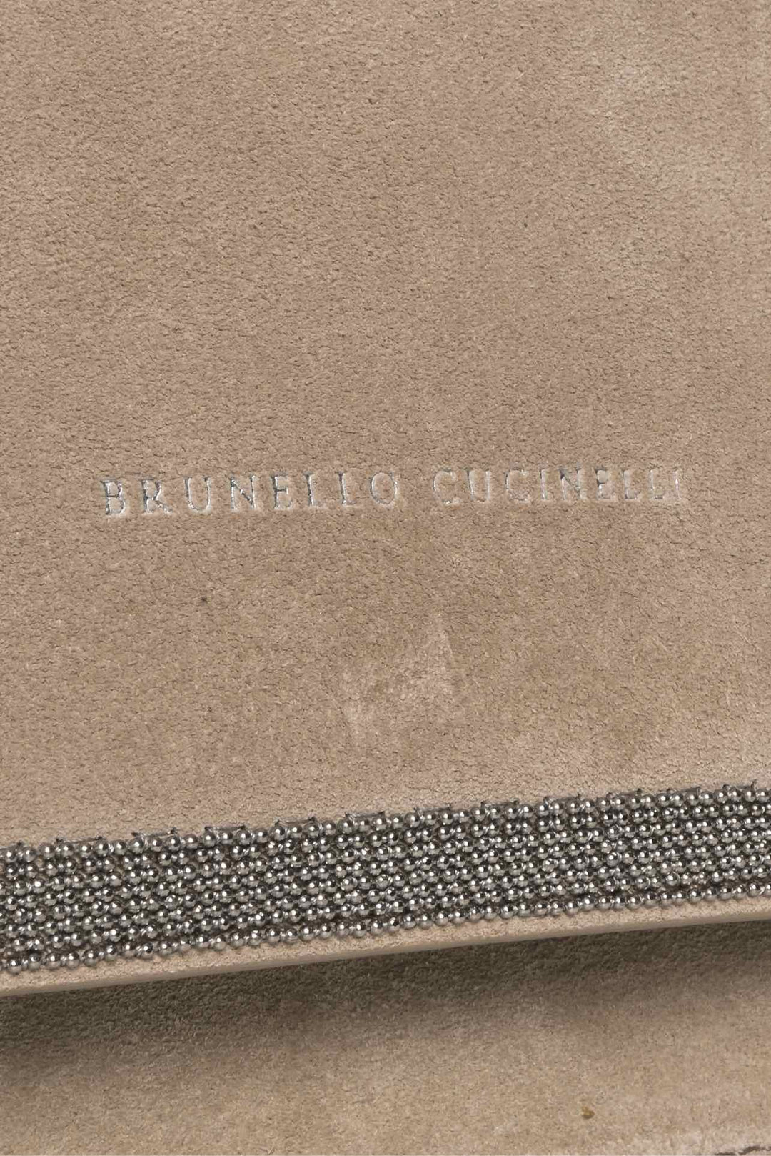 Brunello Cucinelli Monili Suede Soft Top Handle Bag