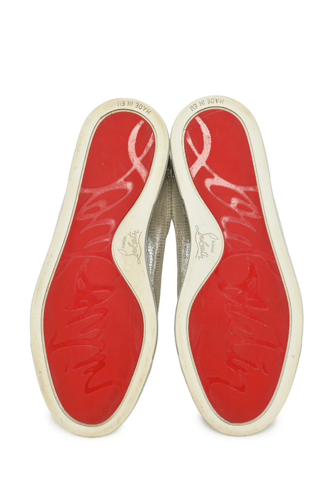 Christian Louboutin Size 36.5 Glitter Disco Seava Sneaker