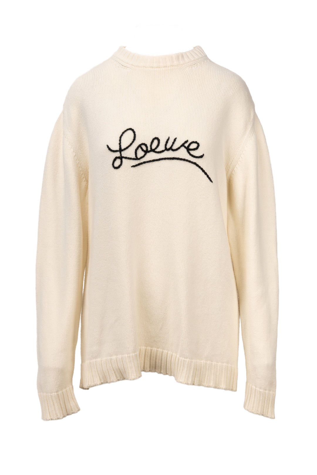 Loewe Size M Logo Embroidered Sweater
