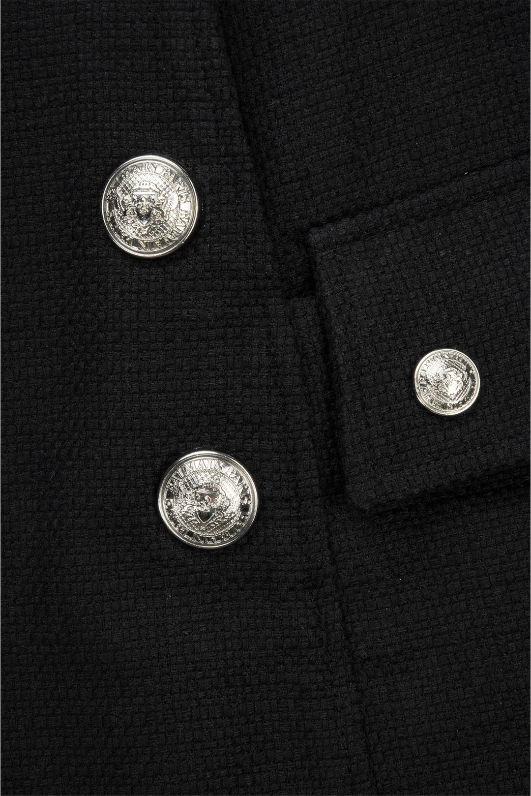 Balmain Size 38 Tweed Sailor Shorts