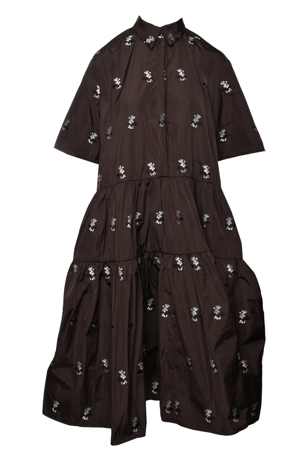 Cecilie Bahnsen Size M Floral Midi Dress