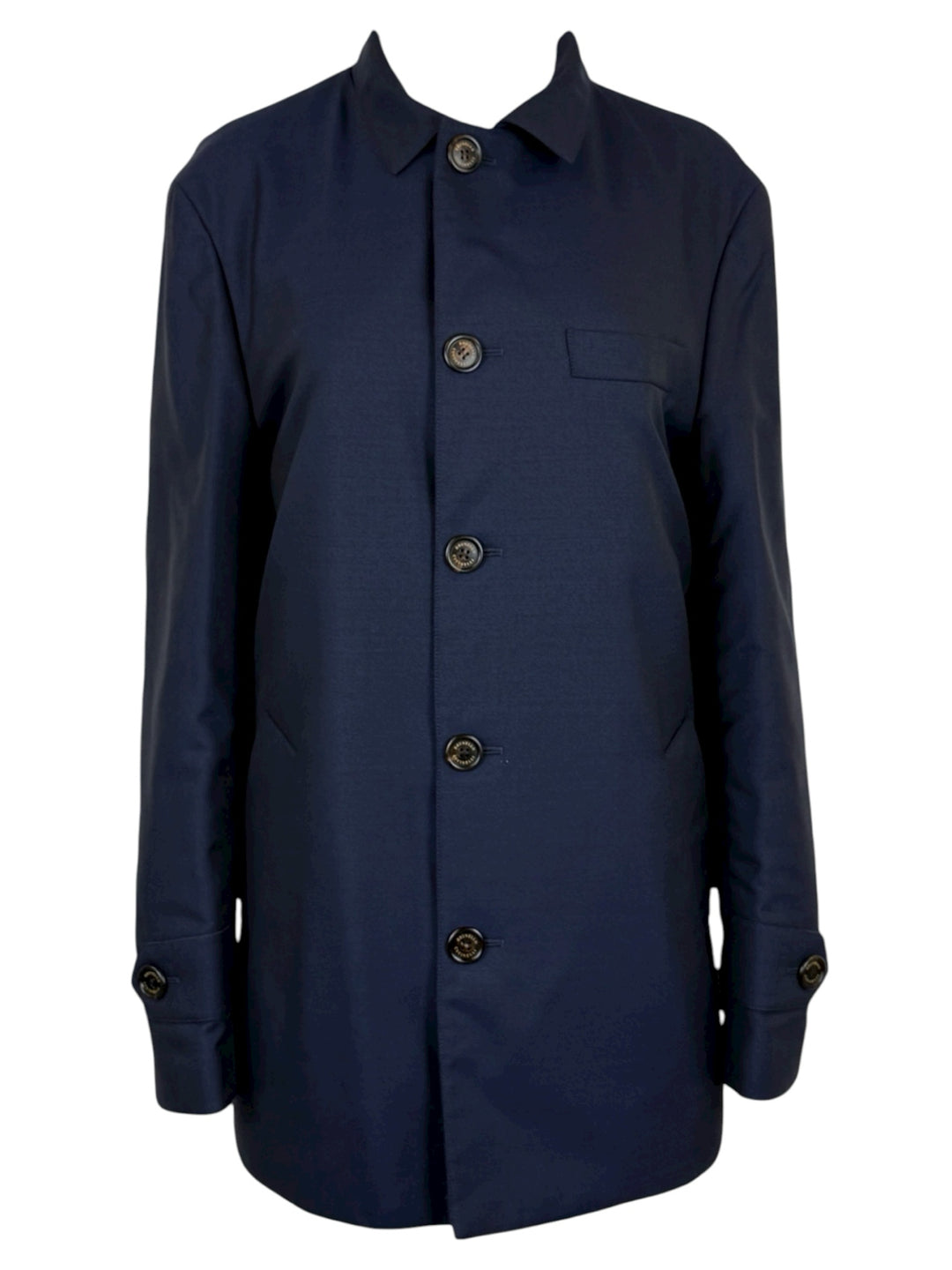 Brunello Cucinelli Size M Men's Water-Resistant Padded Trench Coat