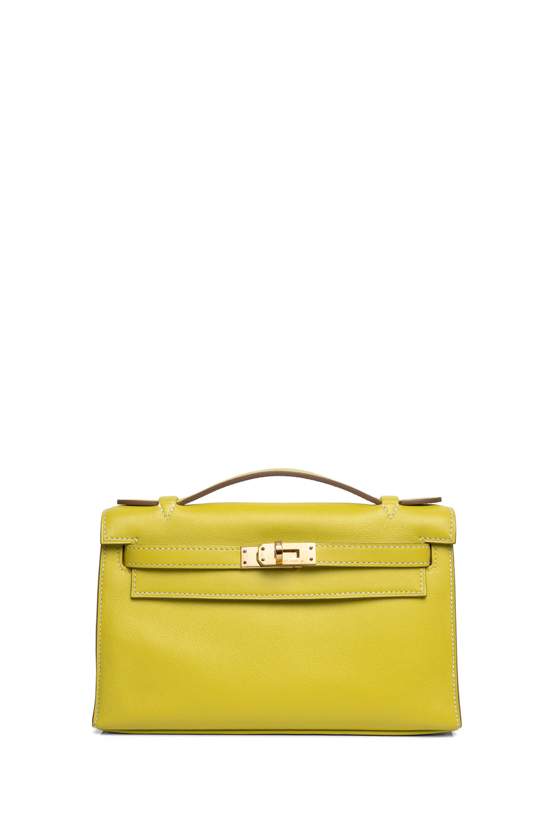 Hermes 2011 Swift Leather Kelly Pochette Clutch