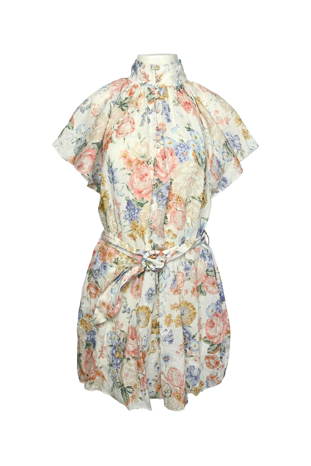 Zimmermann Size 2 Bowie Floral Mini Dress