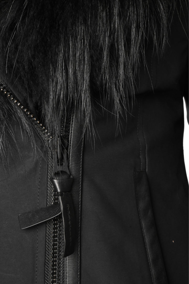 Mackage Size S Trish Down Parka with Racoon Fur Trim