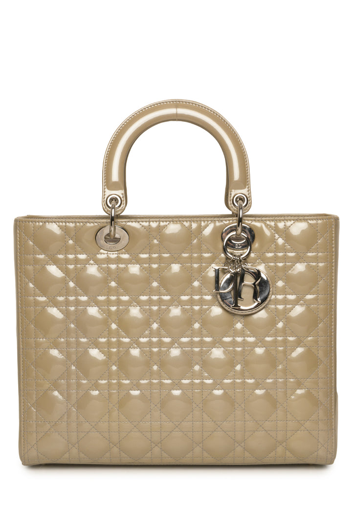 Dior 2012 Cannage Large Lady Dior Bag