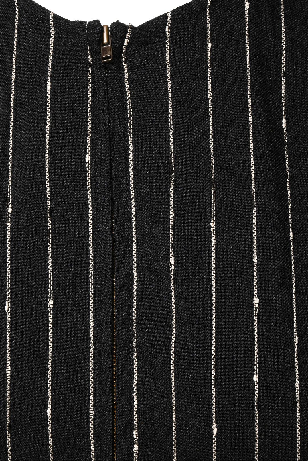 Ulla Johnson Size 8 Pinstripe Zip-Front Maxi Dress