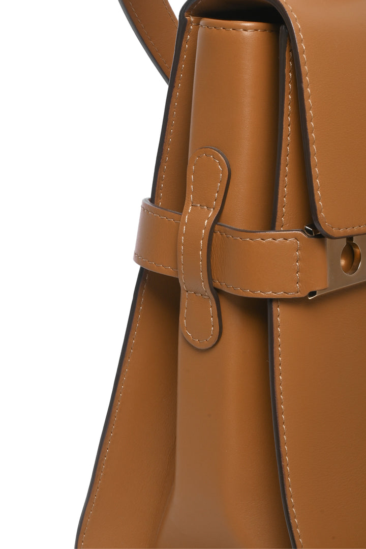 Delvaux Leather Tempete GM Shoulder Bag